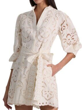 Alice and Olivia Lucy Mini Shirt Dress